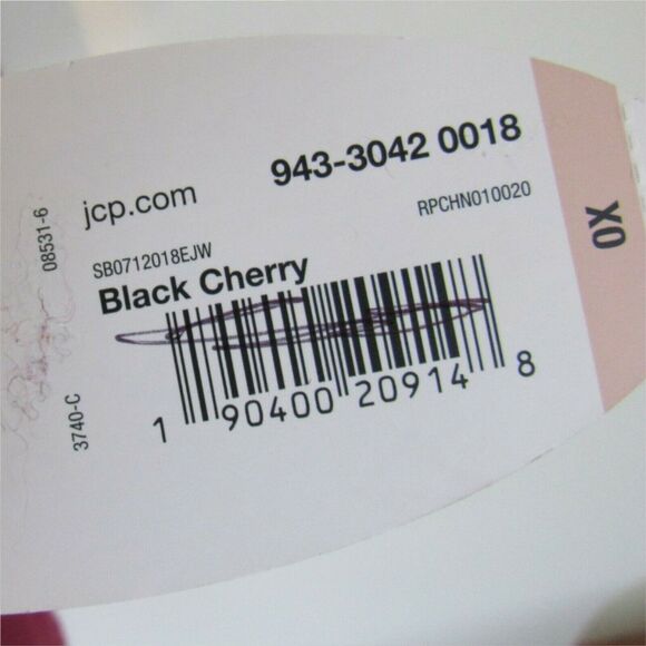 Womens Lightweight Knit Sweater Sz OX Batwing 1/2 Sleeve Black Cherry V-Neck - Picture 3 of 5